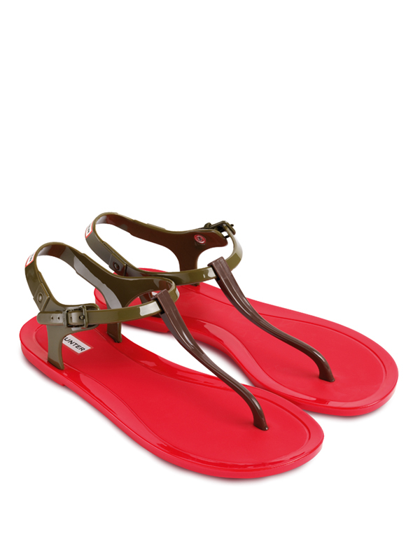 hunter beach sandals
