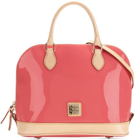 dooney and bourke patent leather satchel