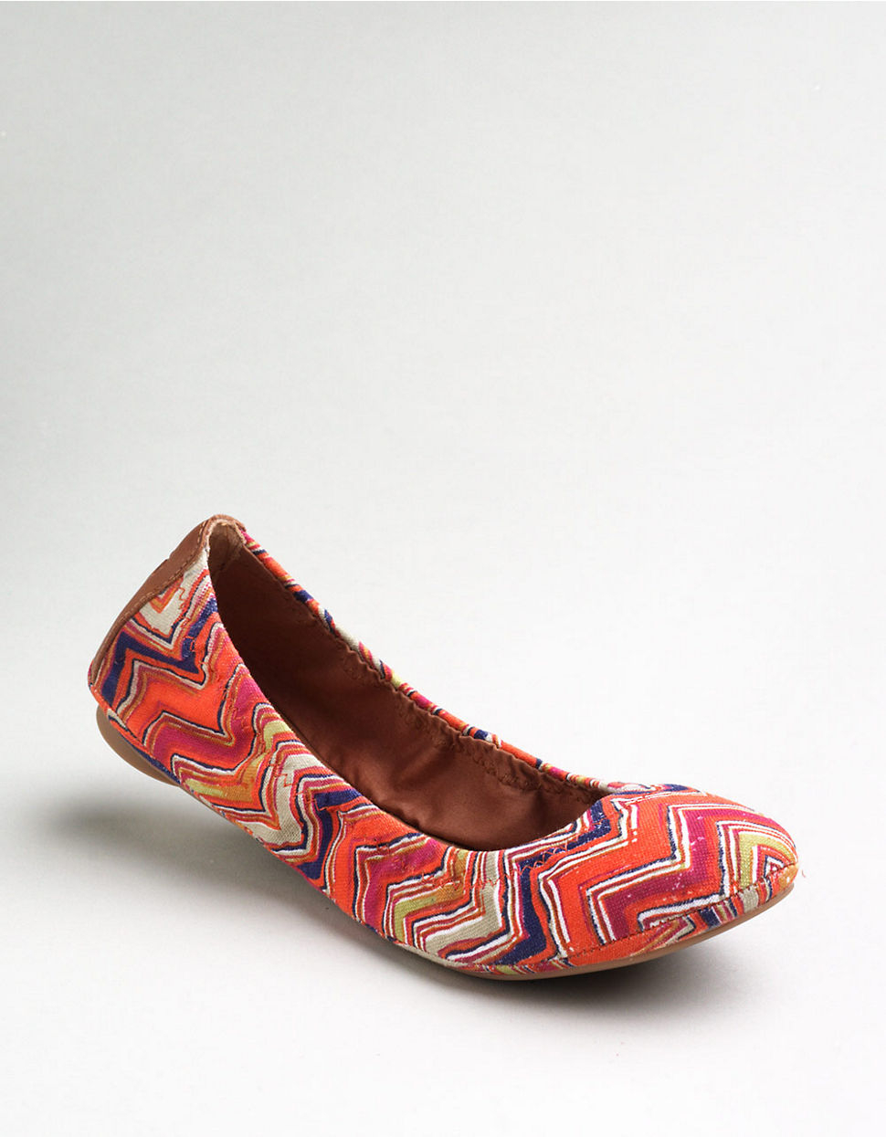 multicolor ballet flats
