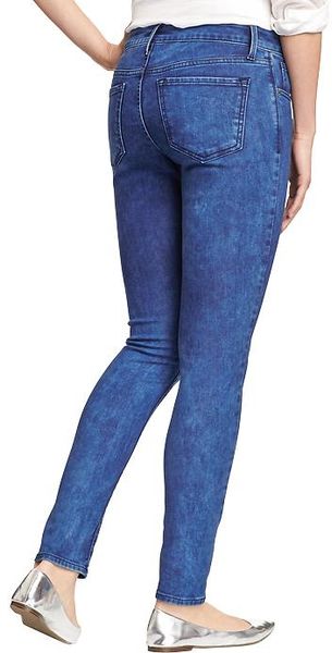 Old Navy The Rockstar Midrise Skinny Jeans in Blue (DARK BLUE MIST ...