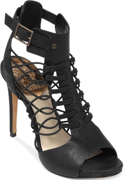 Vince Camuto Fossel Gladiator Sandals in Black | Lyst