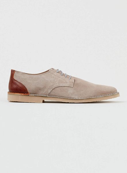 Topman Grey Suede Desert Shoes in Gray for Men (Grey) | Lyst