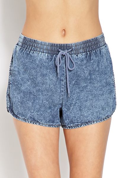 Forever 21 Acid Wash Dolphin Shorts In Blue (Denim Washed) | Lyst Forever 21 Acid Wash Dolphin Shorts In Blue (Denim Washed) | Lyst