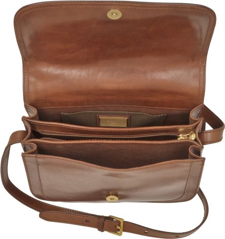 The Bridge Story Donna Marrone Leather Crossbody Bag in Brown | Lyst