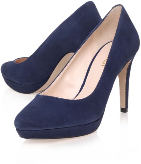 Nine West Beautie Court Shoes in Red (Navy) | Lyst