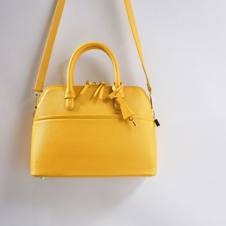 yellow bag zara
