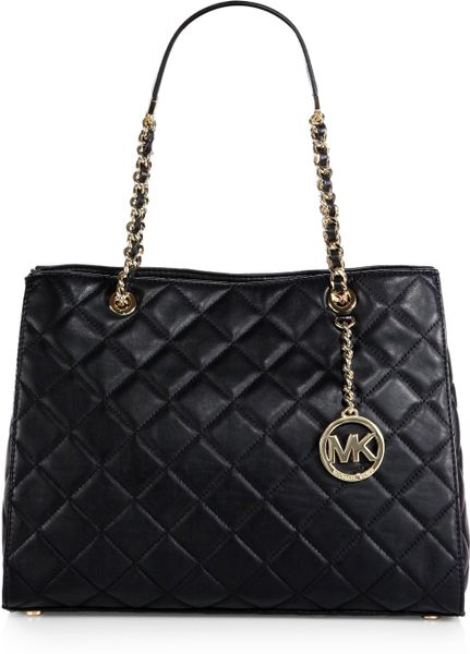 michael kors susannah quilted tote