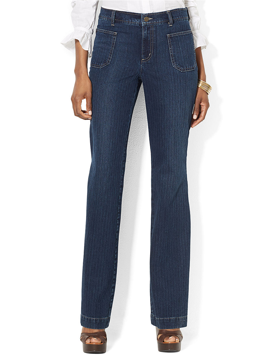 Lauren By Ralph Lauren Patch Pocket Jeans in Blue for Men (Indigo) Lyst