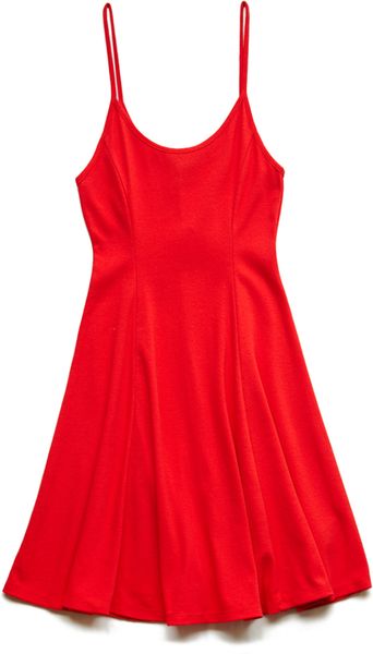 Forever 21 Favorite Skater Dress in Red
