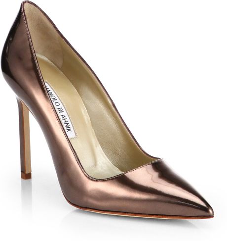manolo blahnik bb patent
