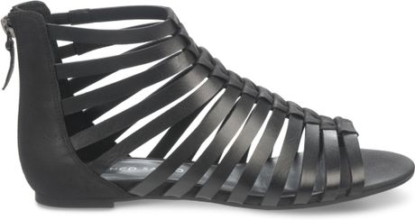 Franco Sarto Atrium Gladiator Sandals in Black | Lyst