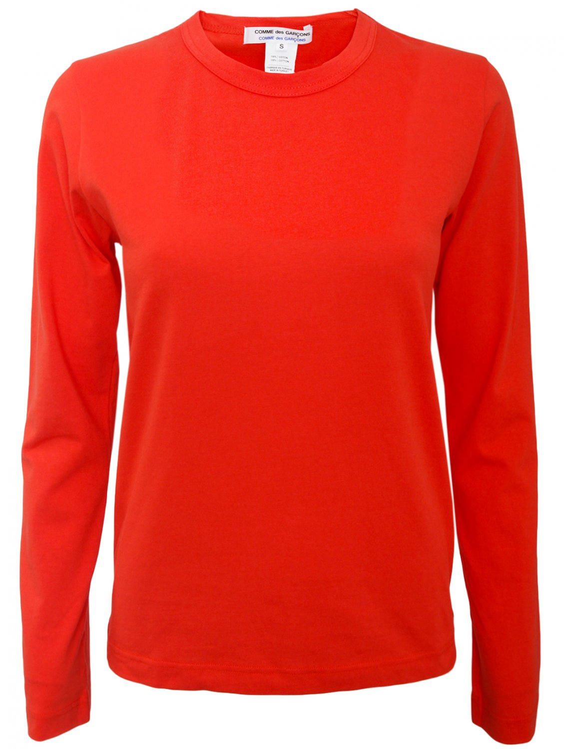 Comme Des Garçons Long Sleeve Crew T-Shirt Red in Red for Men | Lyst