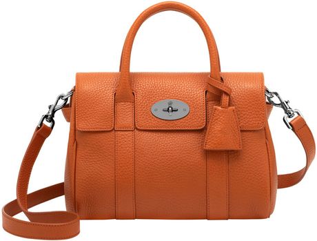 mulberry bayswater bag orange