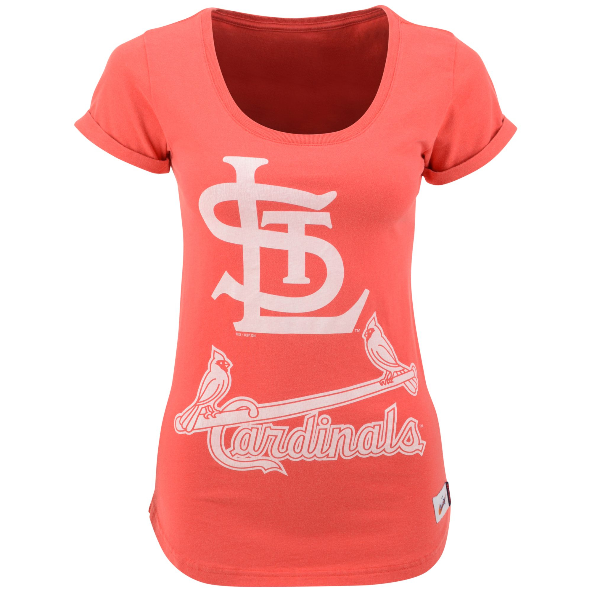 Nike Womens Shortsleeve St Louis Cardinals Scoopneck T-shirt in Red | Lyst