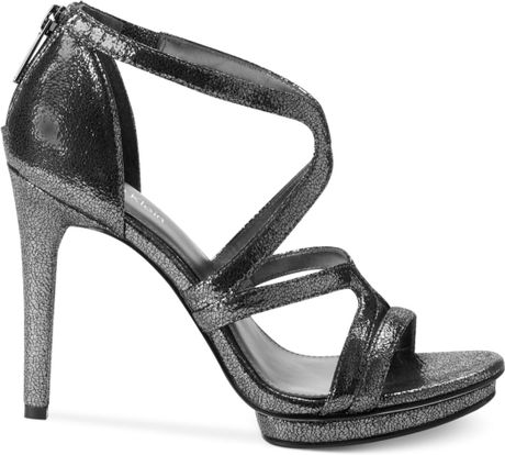 gunmetal grey evening shoes