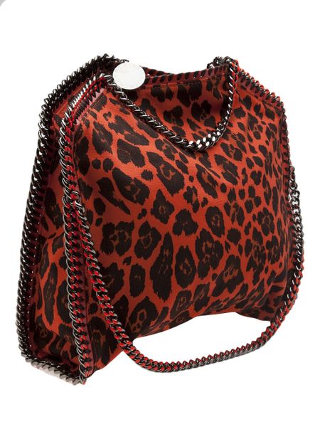 Stella Mccartney Animal Print Shoulder Bag in Orange