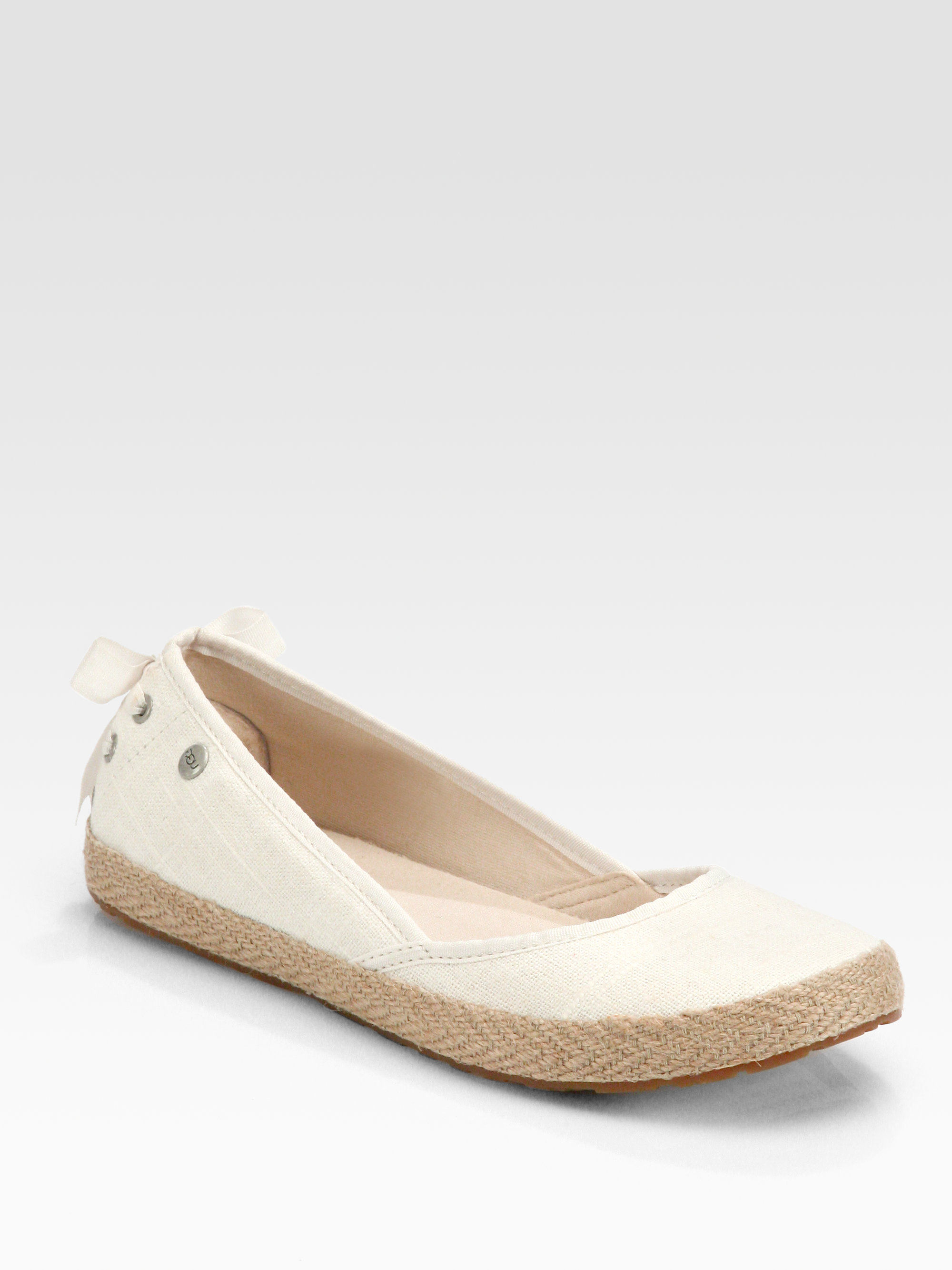 canvas flat espadrilles