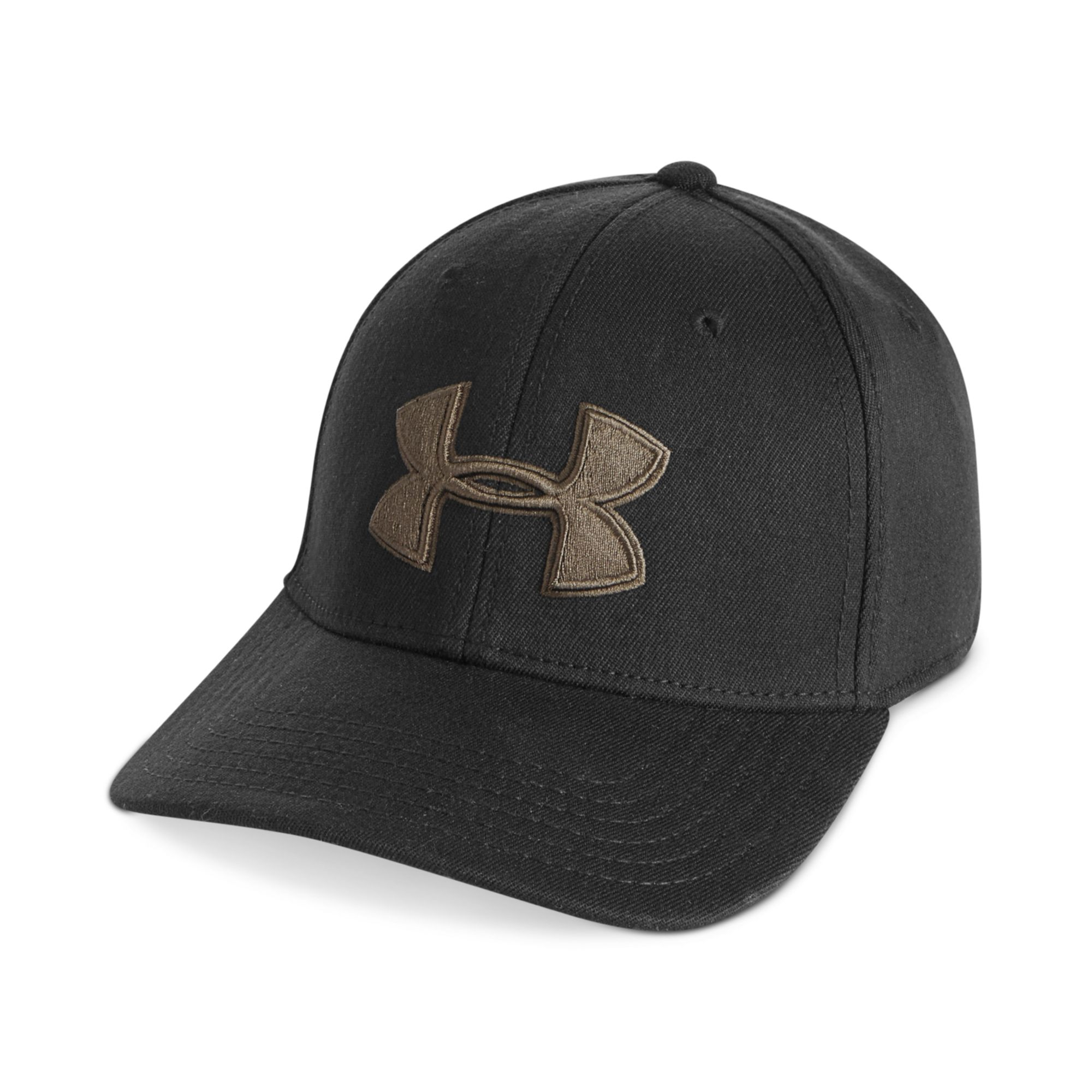 under armour black hat mens