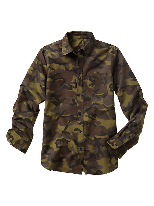 camo oxford shirt