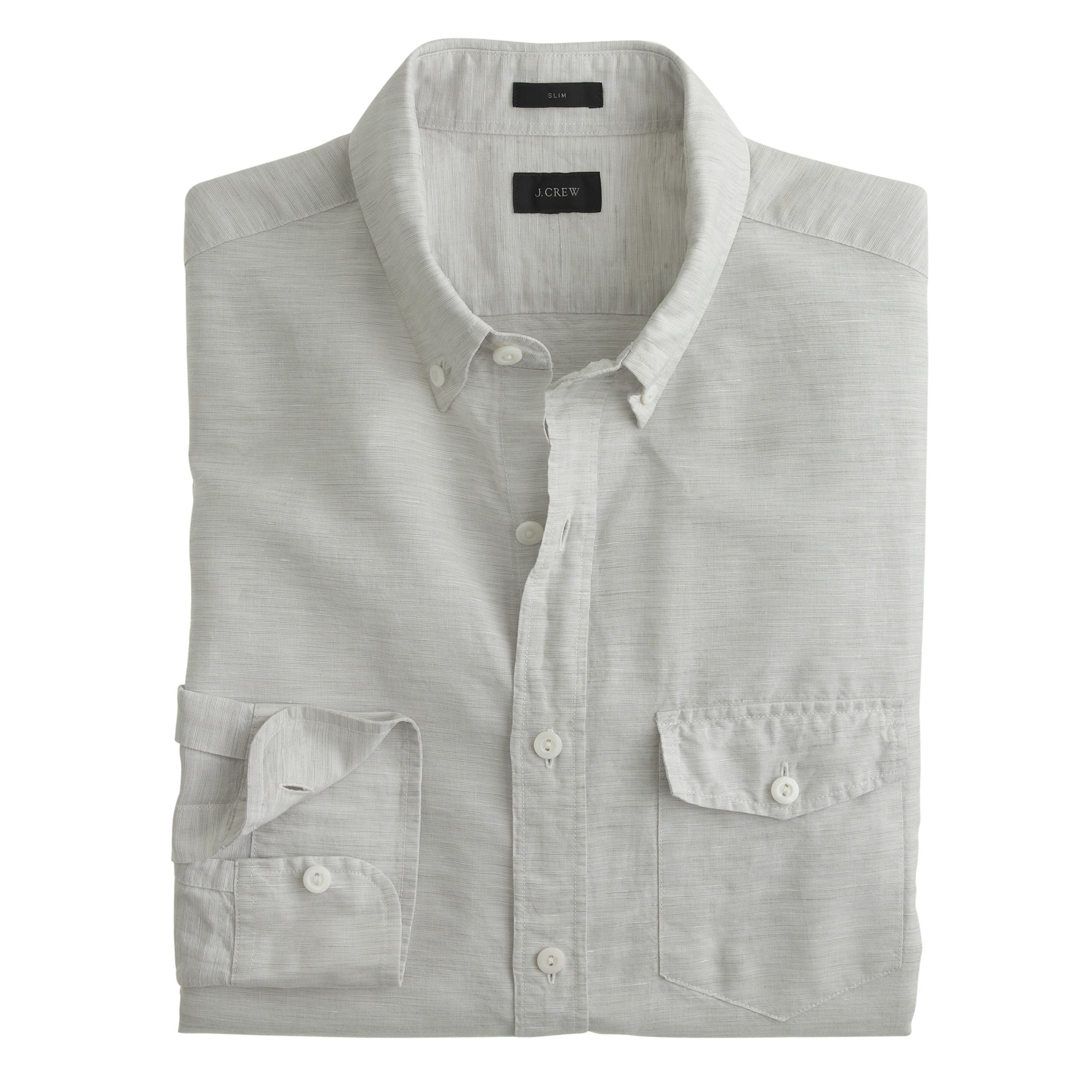 J.crew Slim Shirt in Gray for Men (scarborough grey) Lyst