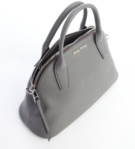 miu miu grey bag