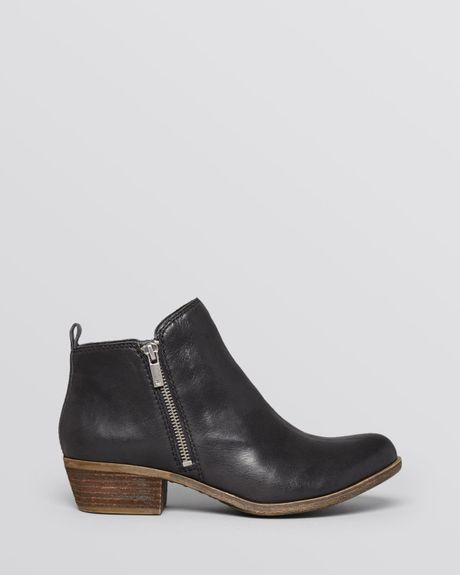 lucky brand black basel booties