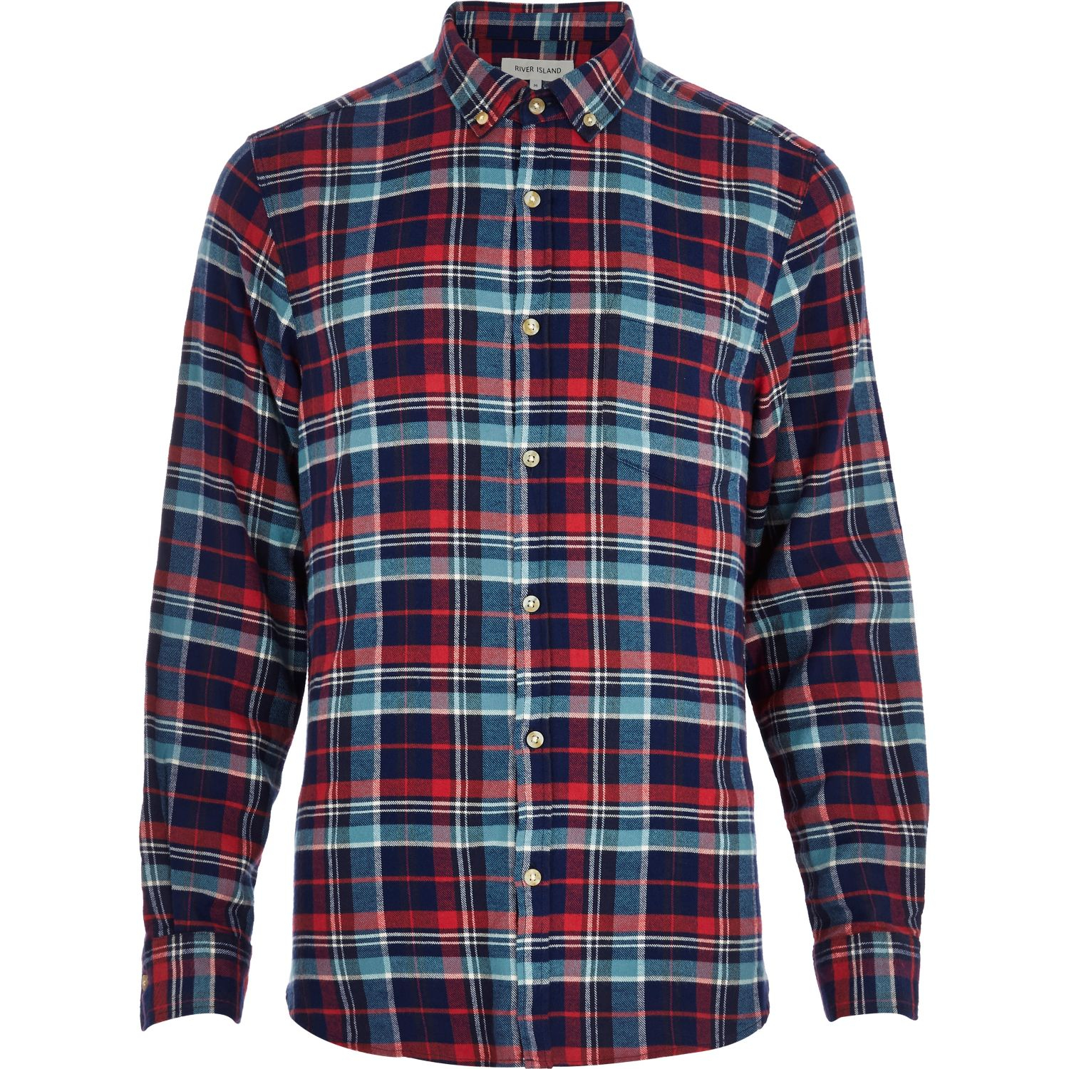 river island plaid shirt