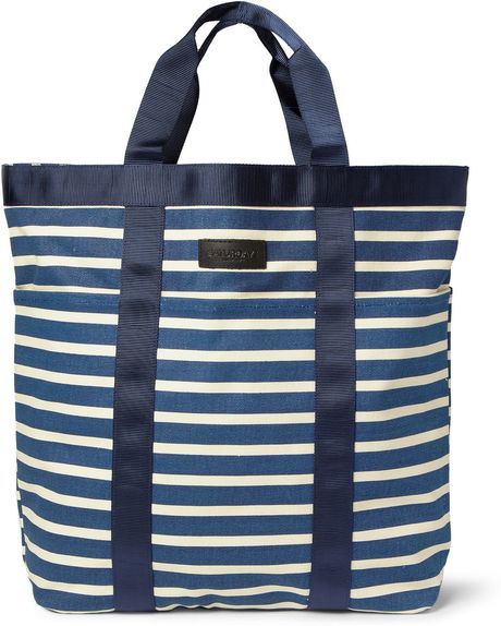 Saturdays Surf Nyc Toro Striped Canvas Tote Bag in Blue for Men