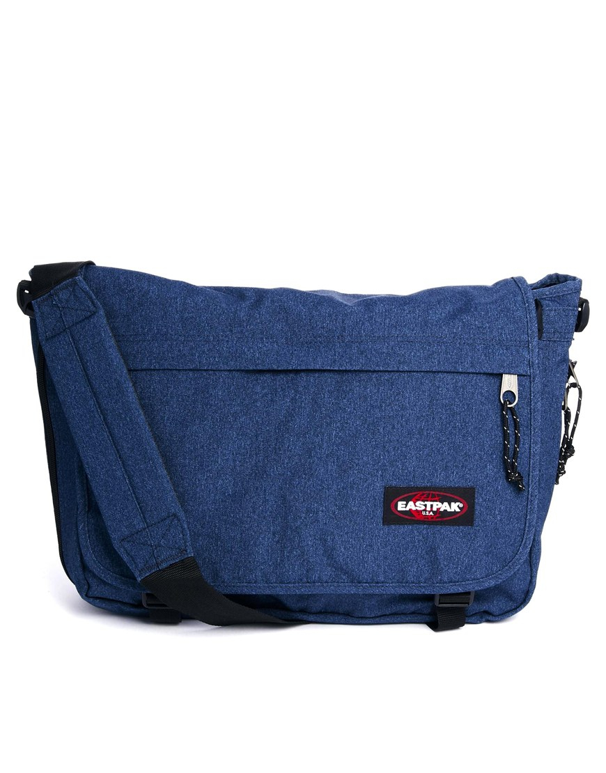Eastpak Double Denim Messenger Bag in Blue for Men Lyst
