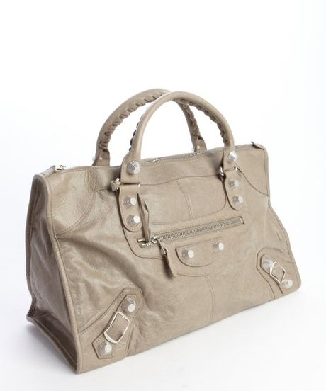 Leather Work Tote
