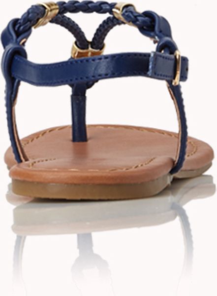 Forever 21 Braided Boho Sandals in Blue (Navy) | Lyst