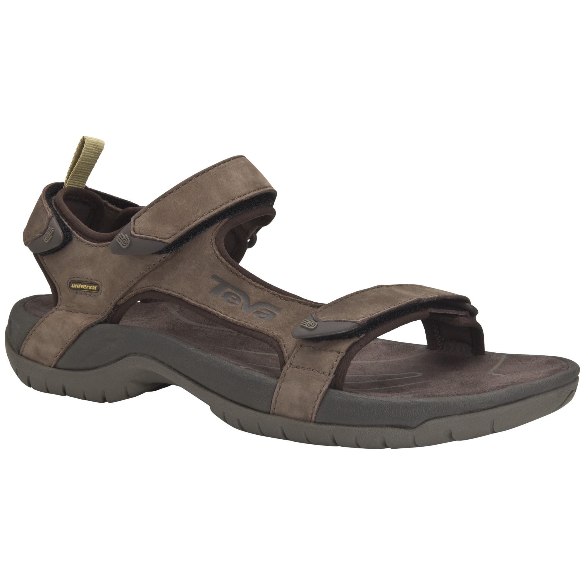 Teva Mens Tanza Leather Sandals in Brown for Men | Lyst
