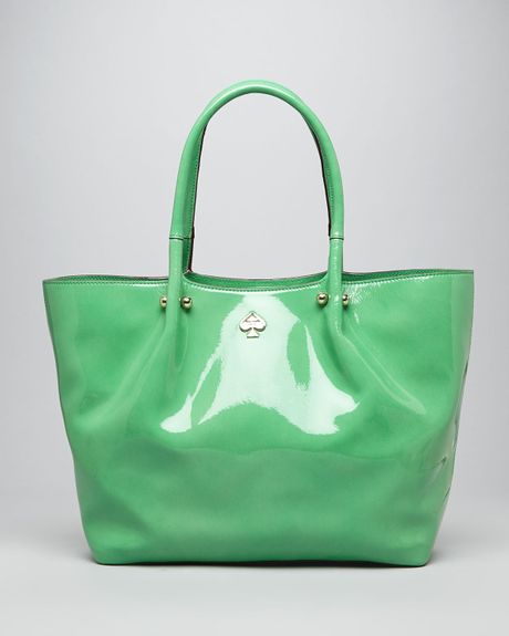 kate spade green floral tote