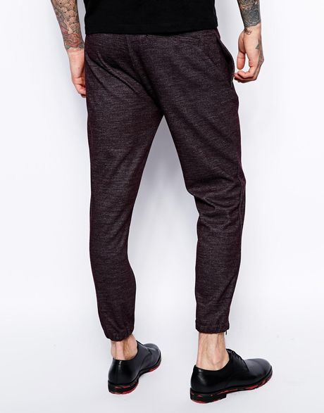 mens skinny smart joggers