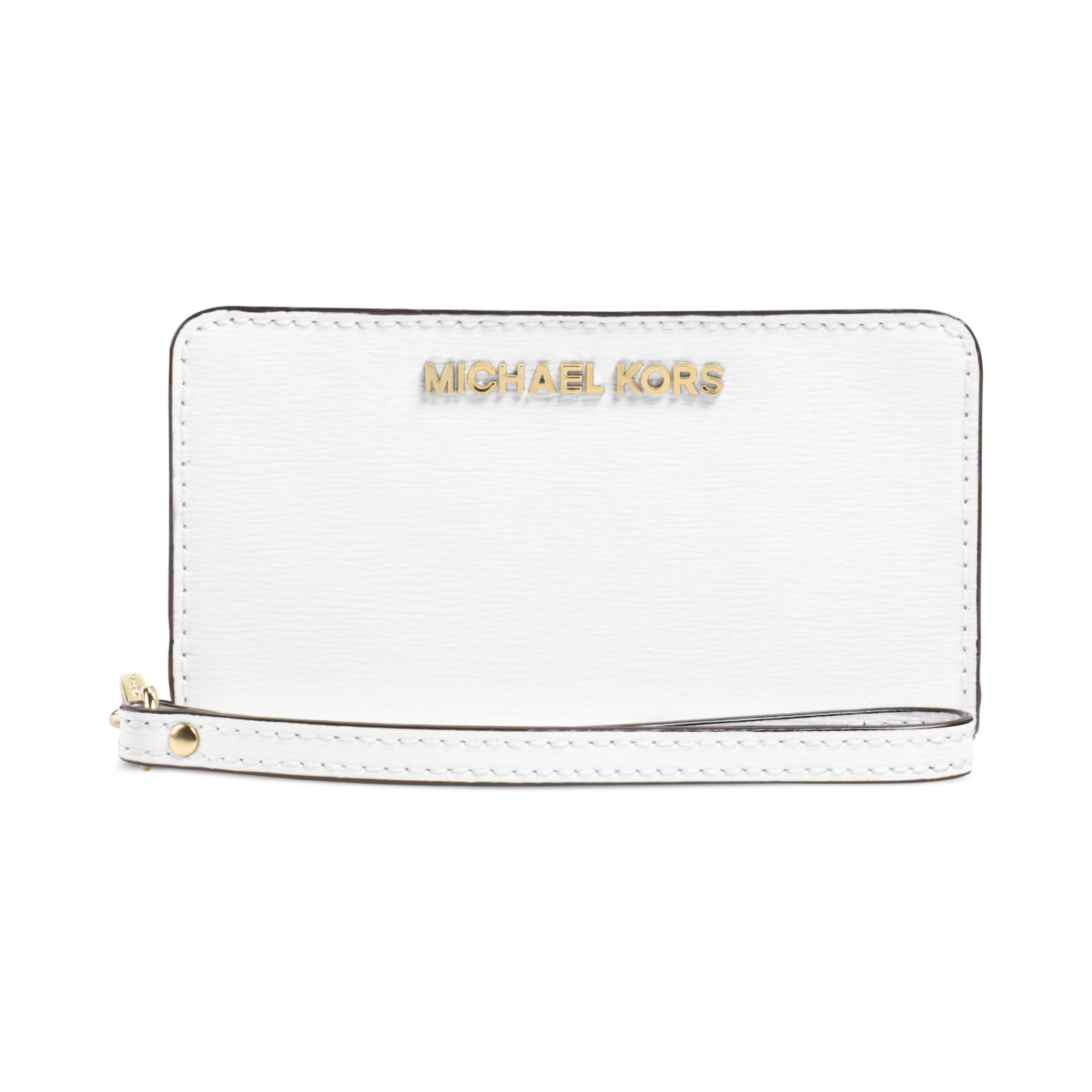 mk white wristlet