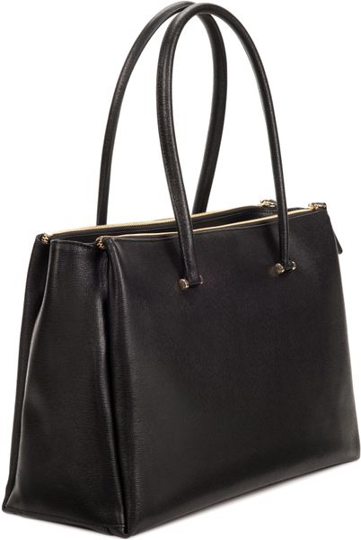 Furla Lotus Tote in Black (onyx) | Lyst