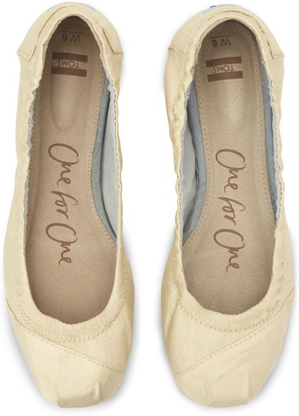 toms canvas ballet flats