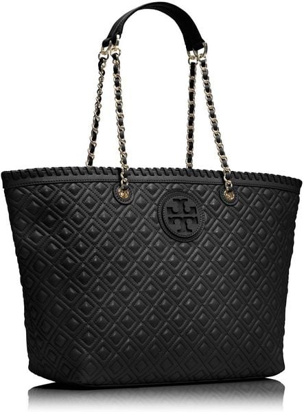 tory burch marion center zip tote