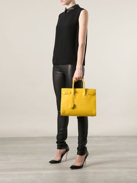 ysl sac de jour yellow