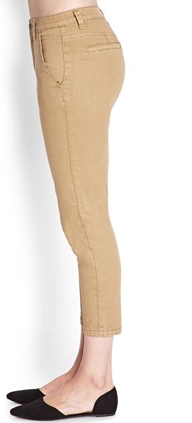 forever 21 khaki cargo pants