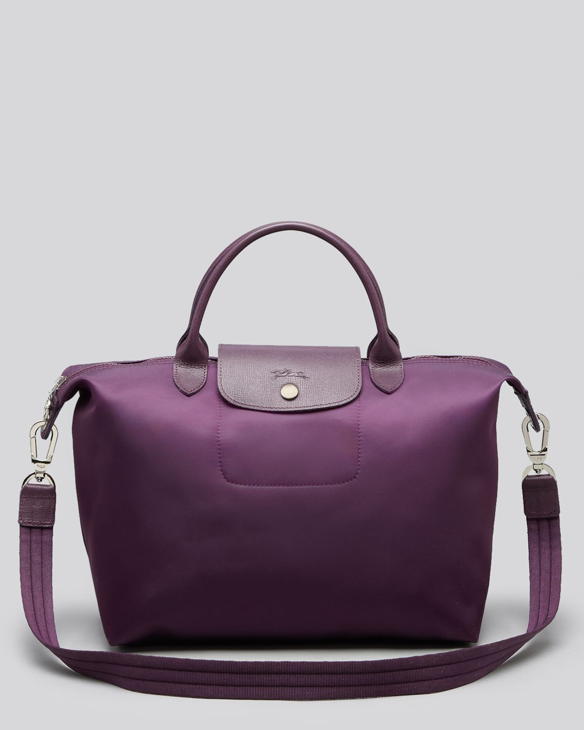Longchamp Tote - Le Pliage Neo Medium in Purple (Bilberry) | Lyst