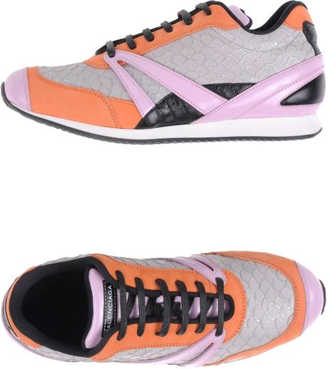 balenciaga low top grey