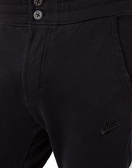 nike cargo sweatpants black