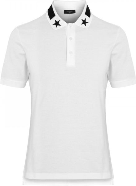 givenchy star polo red