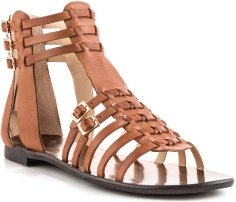 Vince Camuto Jatella Cognac Tan Brown Leather Flat Gladiator Sandals ... Vince Camuto Jatella Cognac Tan Brown Leather Flat Gladiator Sandals ...