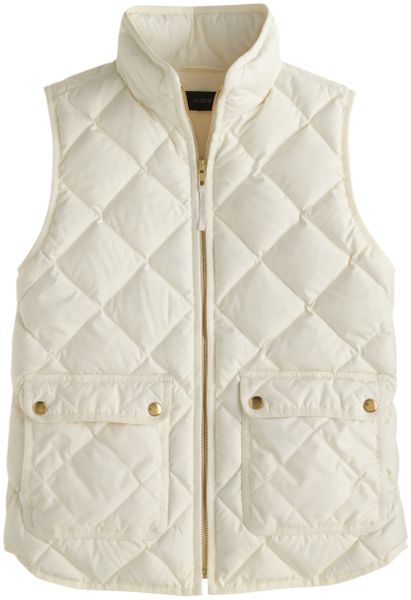 j crew excursion quilted vest