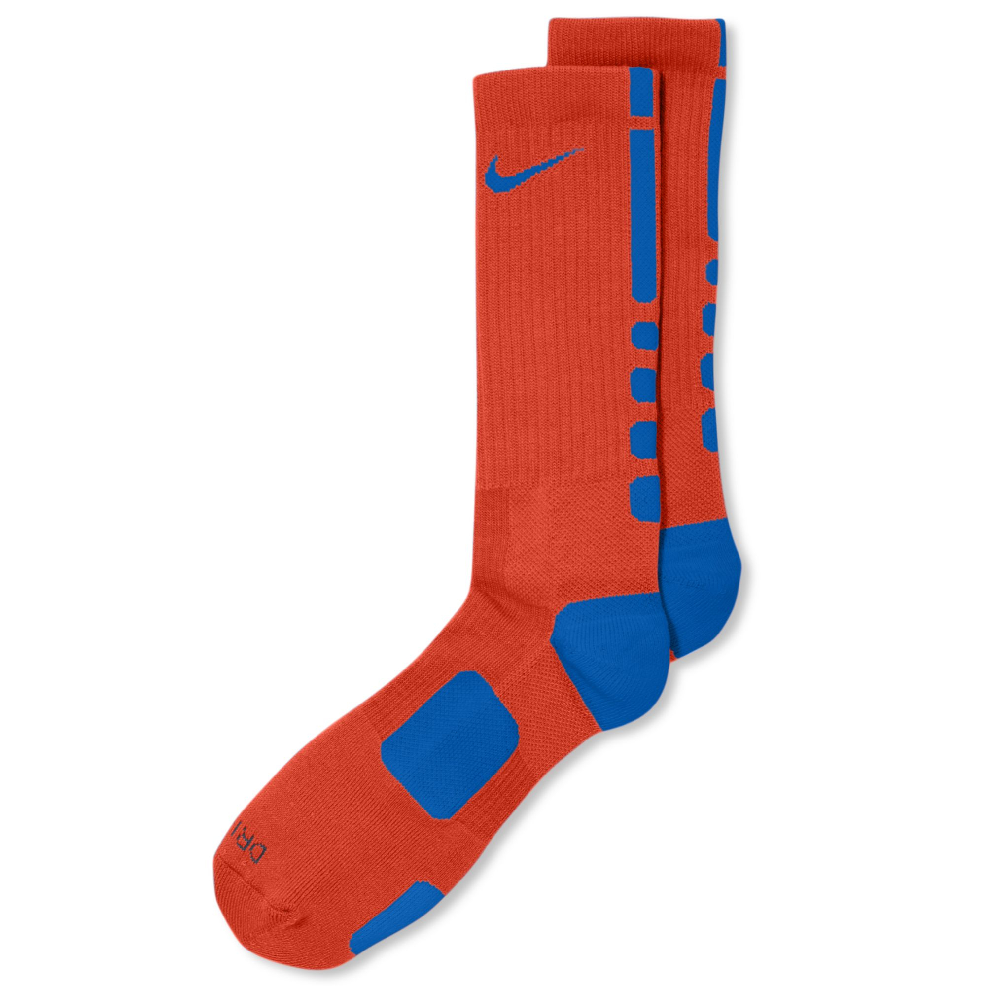 nike elite orange socks