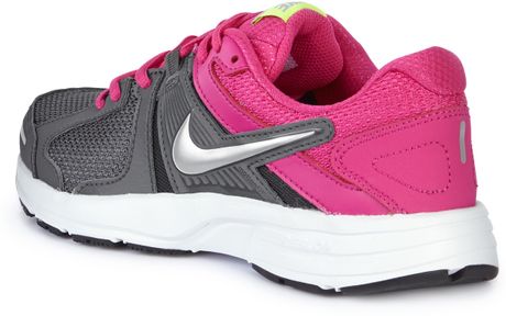 nike gray and pink