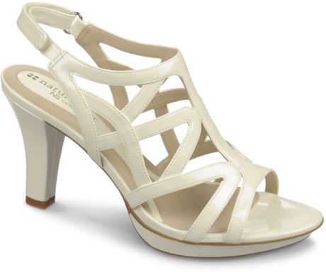 Naturalizer Danya Evening Sandals in White (Pearl White)