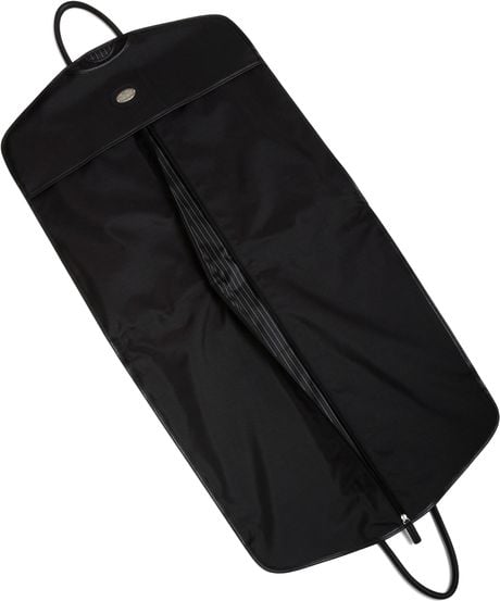 brooks brothers leather garment bag